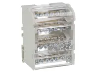 BLOC DE DISTRIBUTION DE PUISSANCE 4P 100A 7 BORNES