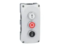 STAT CTRL GRIS B.P. FL HAUT BLANC 1NO, RGE AFF. 'O' &amp; FL BAS NOIR 1NO