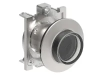 B.P. PLAT ILLUM. A ACCROCHAGE DEPASSANT METAL. RELACHE A PRESSION TRANSPARENT