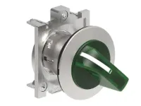 SEL. PLAT ILLUM. METAL. 3 POS. INSTABLE RETOUR DROITE AU CENTRE VERT