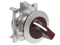 SEL. PLAT ILLUM. METAL. 3 POS. INSTABLE RETOUR DROITE AU CENTRE ROUGE